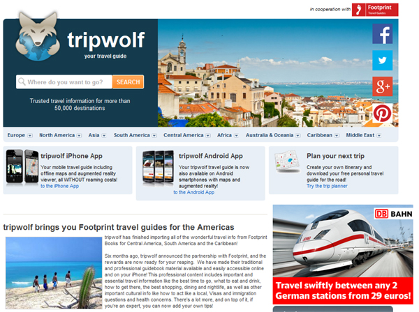 TripWolf - cestovatelské informace