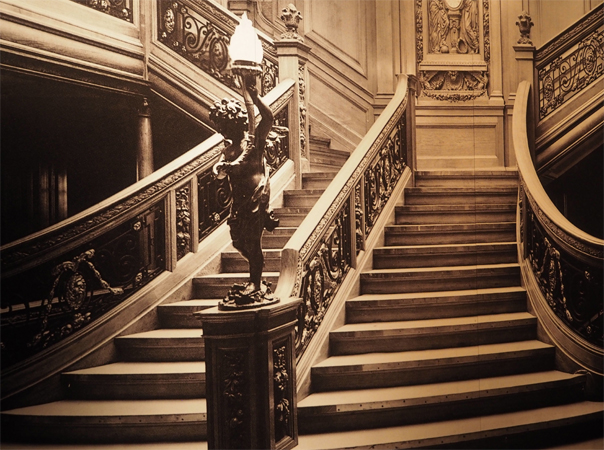 Hlavní schodiště Titanic