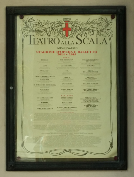 Program v La Scala