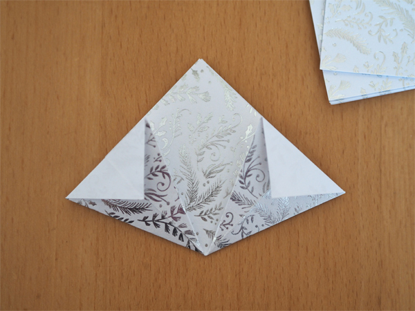 Výroba origami krok 4