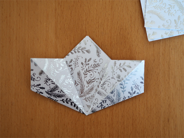 Výroba origami krok 3