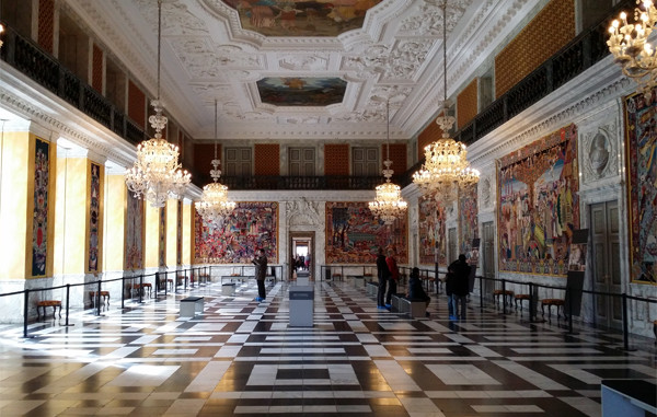 Královský sál na zámku Christiansborg